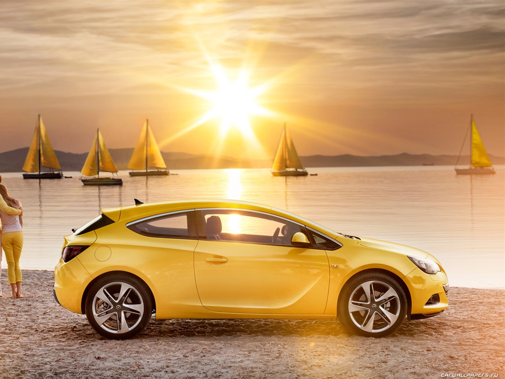 Opel Astra GTC - 2011의 HD 배경 화면 #11 - 1024x768