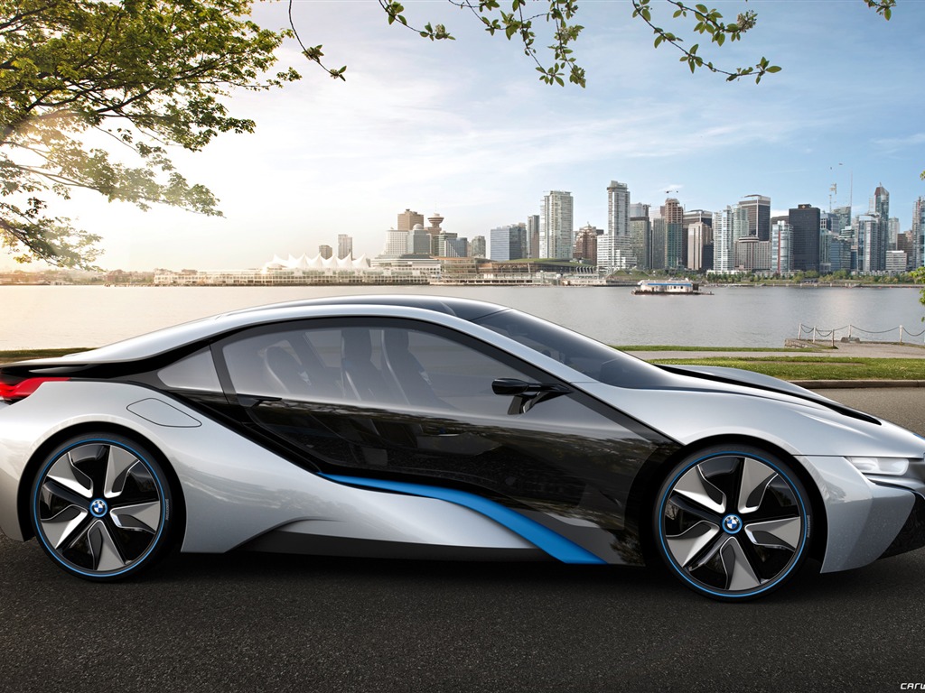 BMW i8 개념 - 2011의 HD 배경 화면 #11 - 1024x768