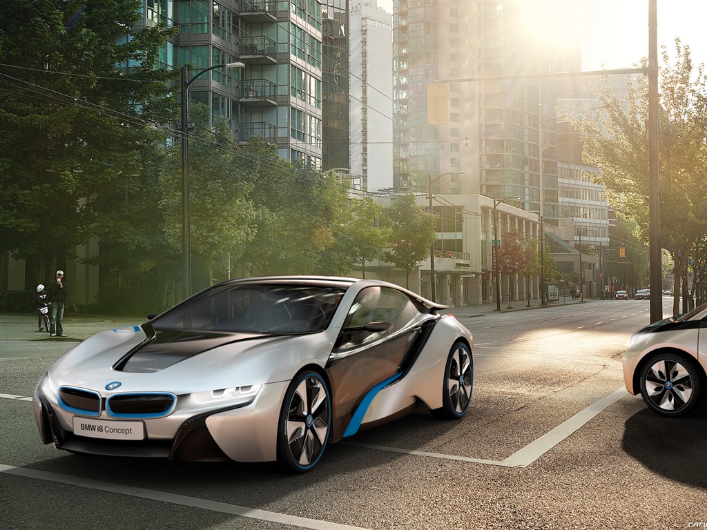 BMW i8 Concept - 2011 fonds d'écran HD #12 - 1024x768