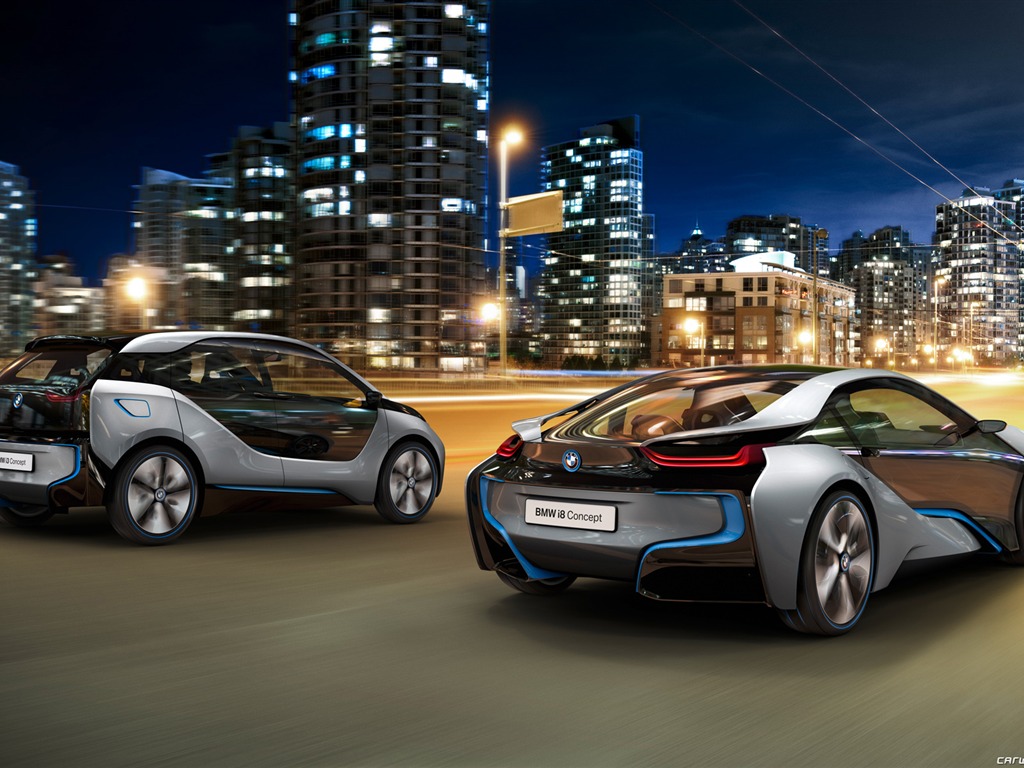 BMW i8 Concept - 2011 fonds d'écran HD #17 - 1024x768