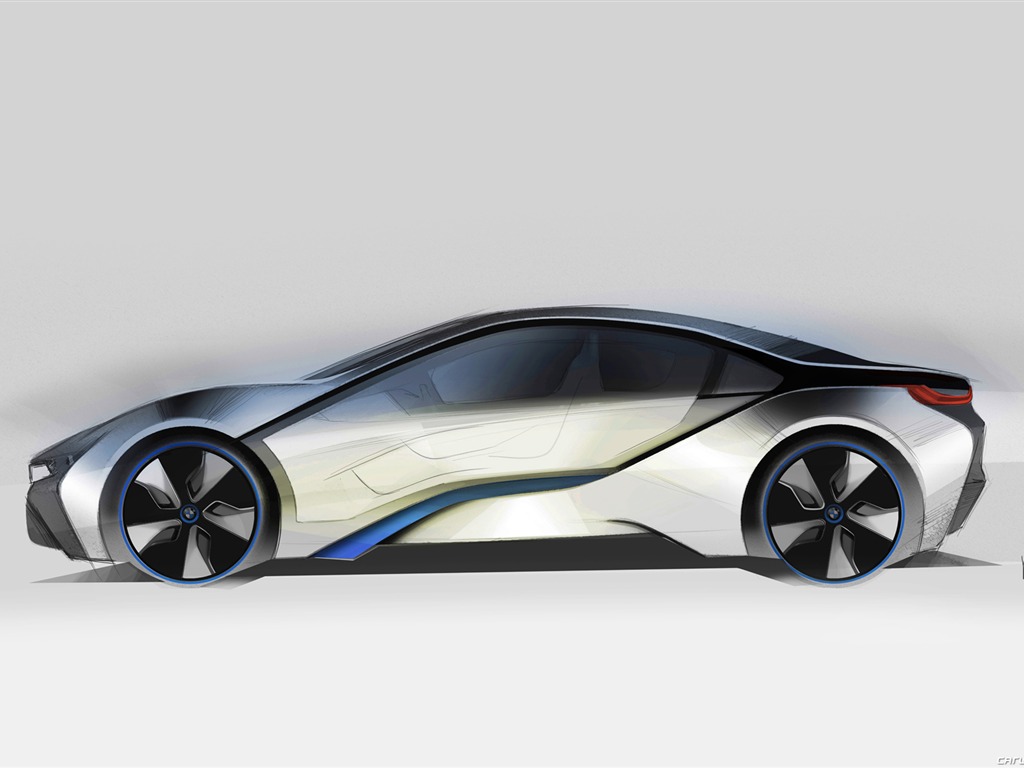 BMW i8 Concept - 2011 fonds d'écran HD #43 - 1024x768