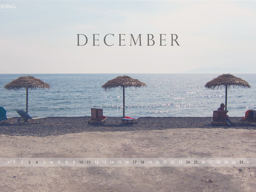 Diciembre 2011 Calendario fondo de pantalla (2) #11 - 1024x768