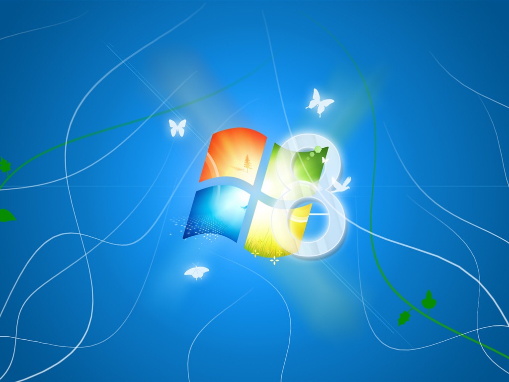 Windows 8 téma tapetu (2) #5 - 1024x768