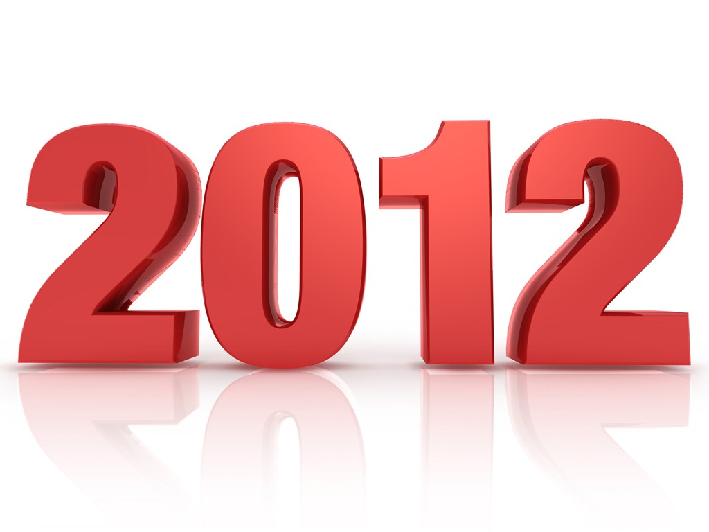 2012 New Year wallpapers (1) #3 - 1024x768