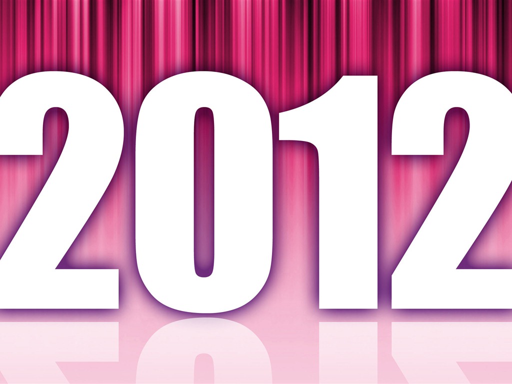 2012 New Year wallpapers (1) #5 - 1024x768