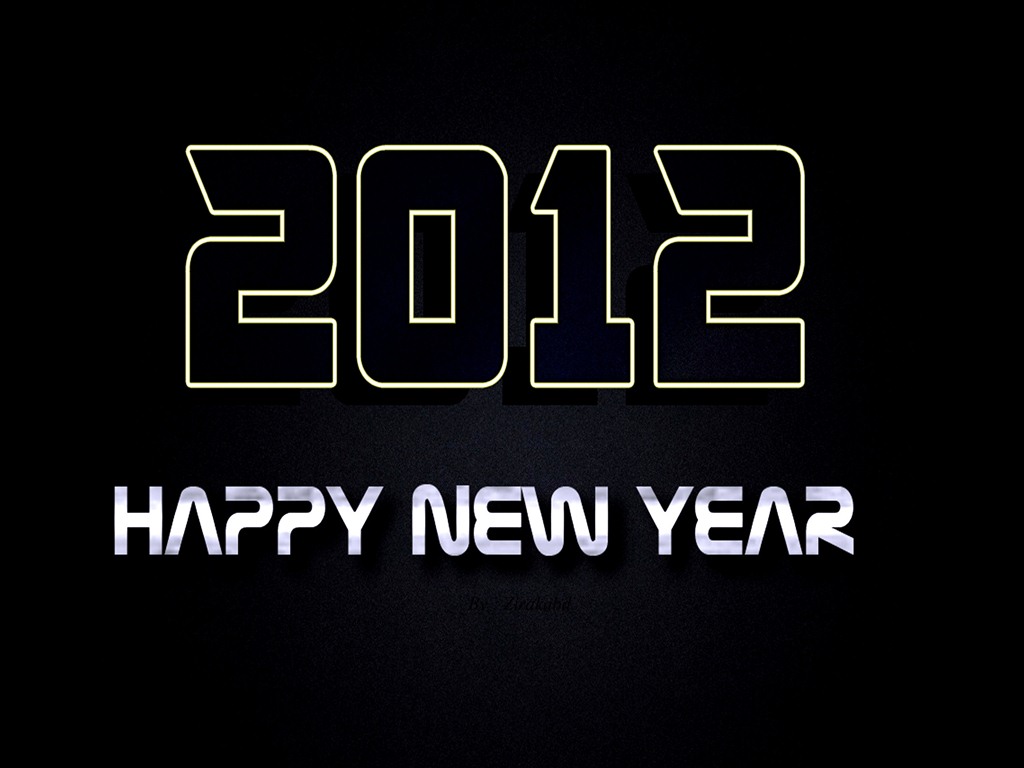 2012 fondos de pantalla de Año Nuevo (2) #5 - 1024x768