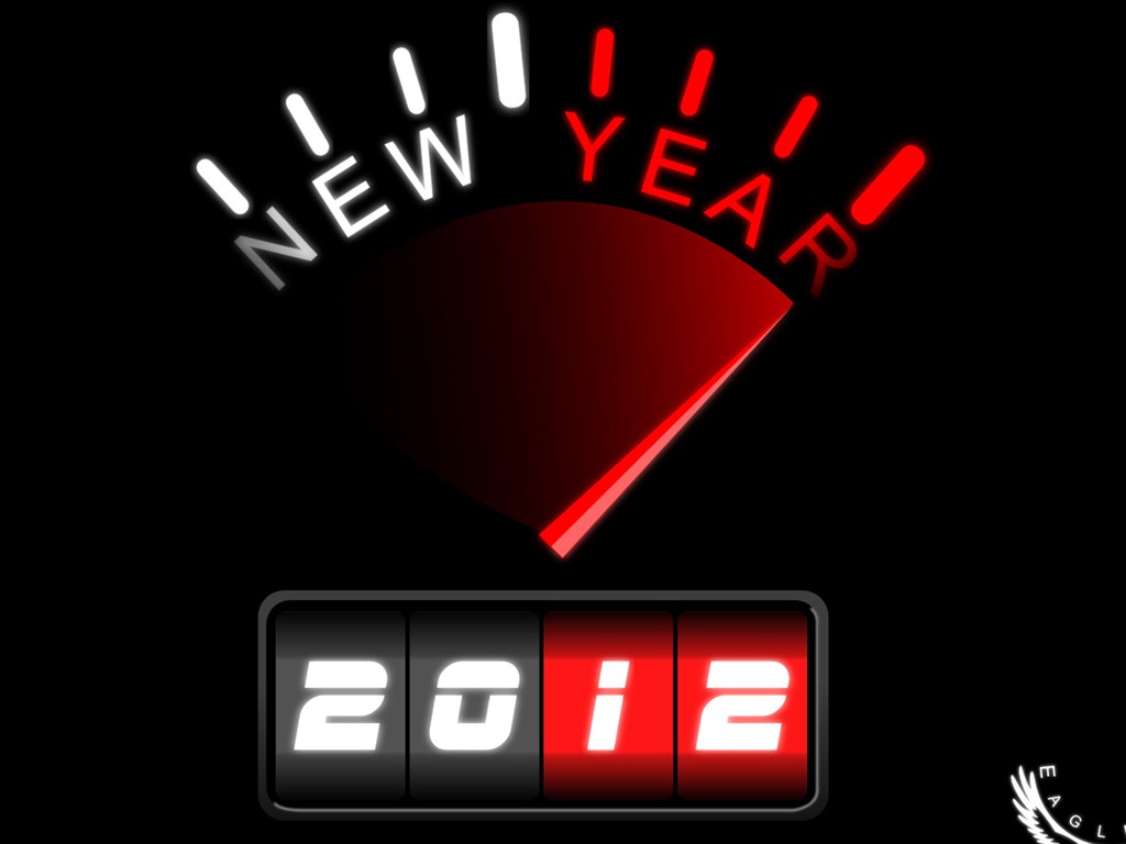 2012 New Year wallpapers (2) #7 - 1024x768