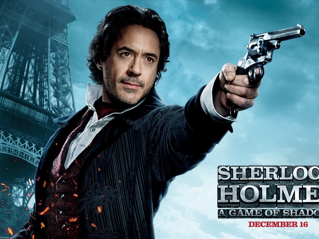 Шерлок Холмс: Игра теней обои HD #2 - 1024x768