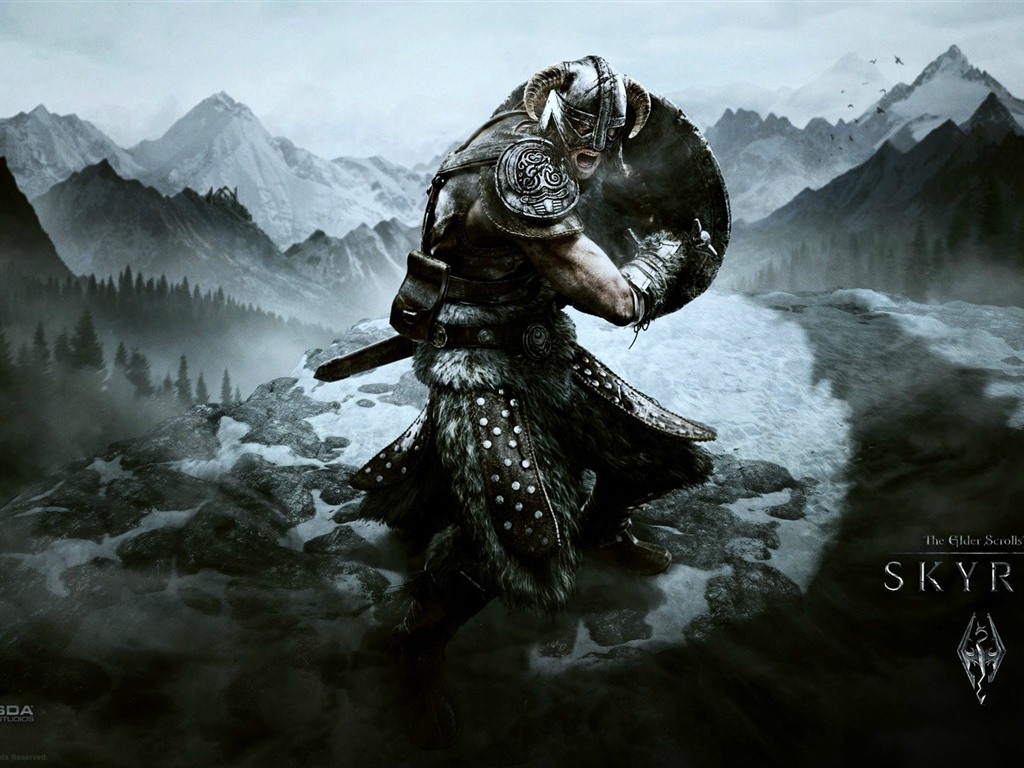 The Elder Scrolls V: Skyrim HD Tapety na plochu #7 - 1024x768
