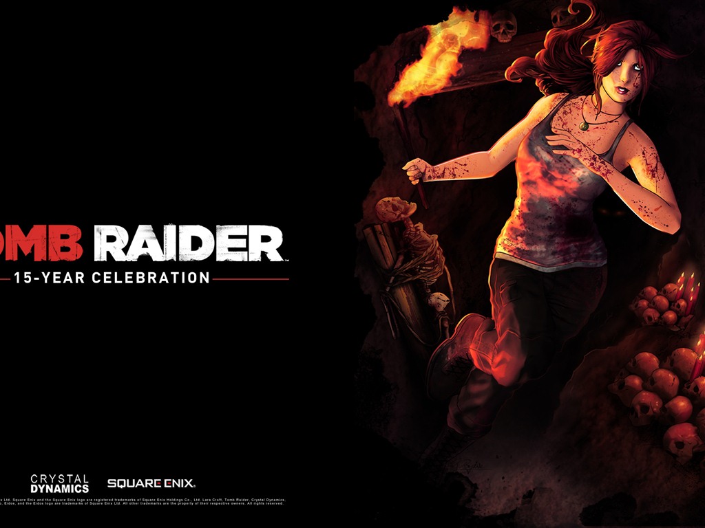 Tomb Raider 15-Year Celebration 古墓丽影15周年纪念版 高清壁纸4 - 1024x768