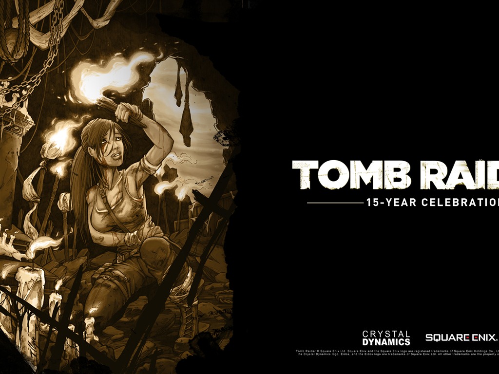 Tomb Raider 15-Year Celebration 古墓丽影15周年纪念版 高清壁纸6 - 1024x768