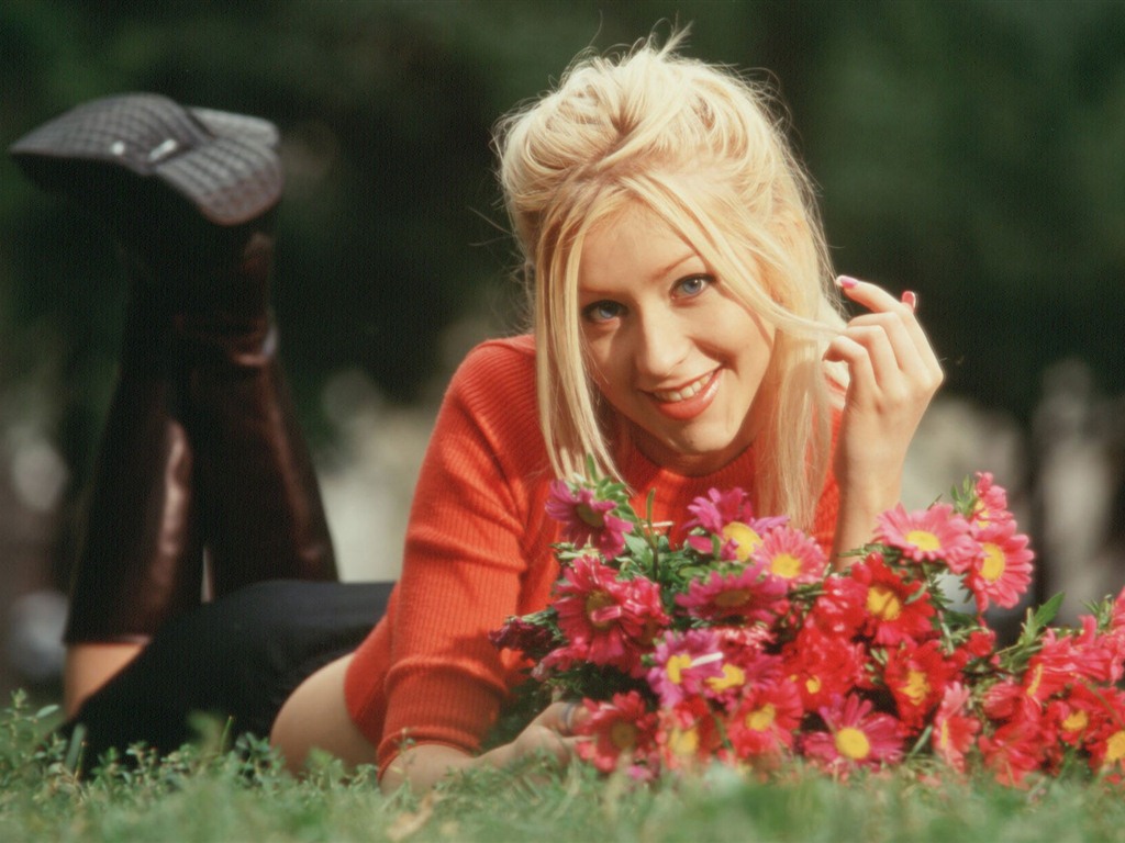 Christina Aguilera schöne Hintergrundbilder #5 - 1024x768
