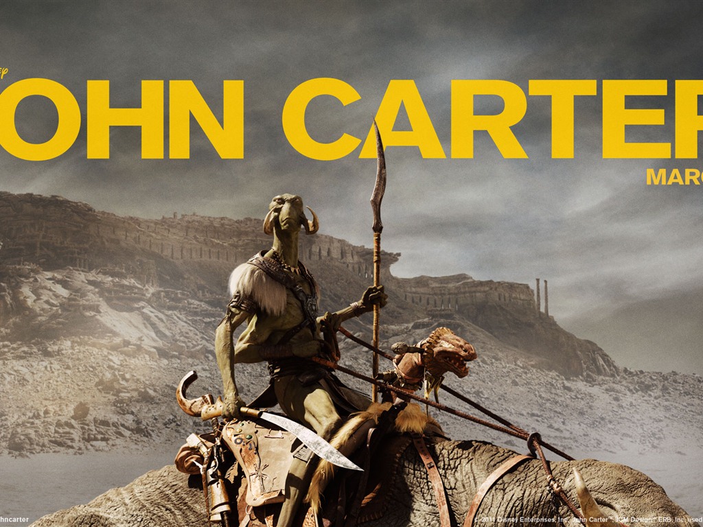 2012 fonds d'écran HD John Carter #6 - 1024x768