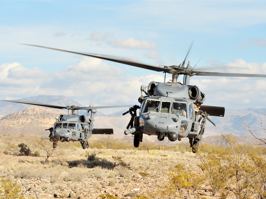 Военные вертолеты HD обои #19 - 1024x768