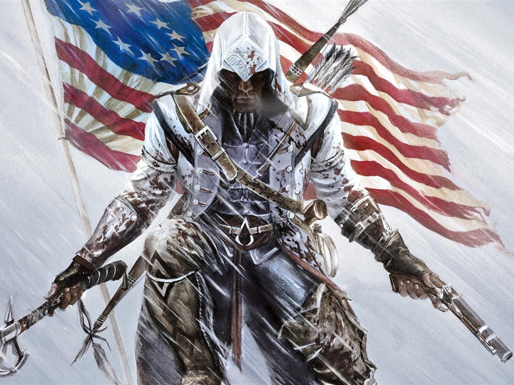 Assassin 's Creed 3 fonds d'écran HD #1 - 1024x768