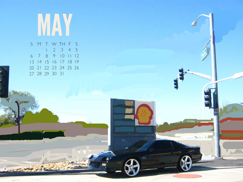 May 2012 Calendar wallpapers (1) #13 - 1024x768