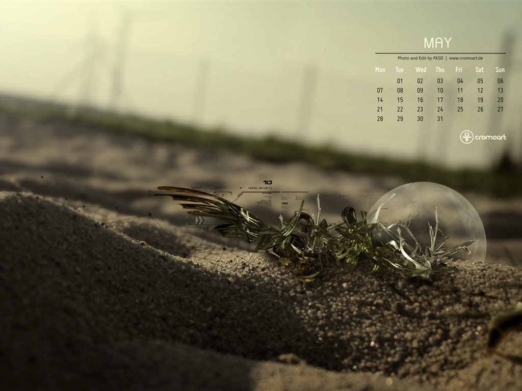 Май 2012 Календарь обои (2) #19 - 1024x768