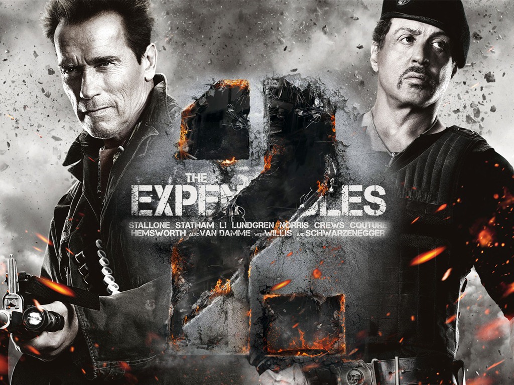 2012 Expendables 2 HD tapety na plochu #1 - 1024x768