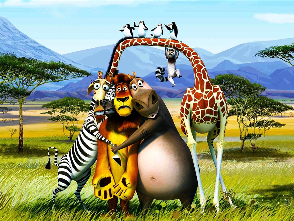 Madagascar 3: Europe's Most Wanted HD wallpapers #2 - 1024x768