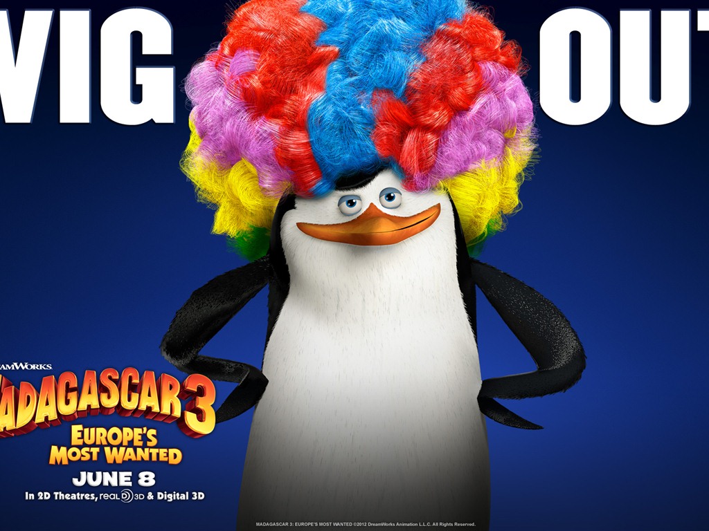Madagascar 3: Europe's Most Wanted HD wallpapers #15 - 1024x768