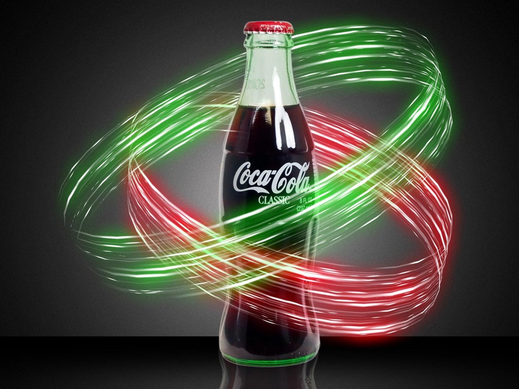 Coca-Cola красивыми обоями объявление #17 - 1024x768
