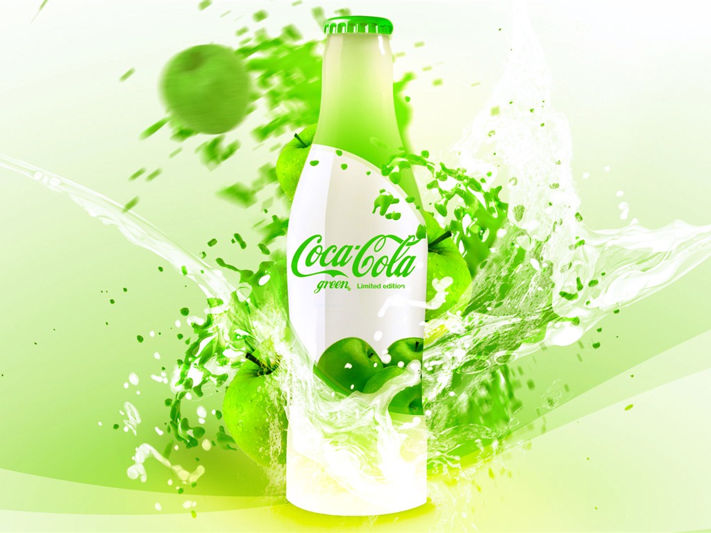 Coca-Cola schöne Ad Wallpaper #26 - 1024x768