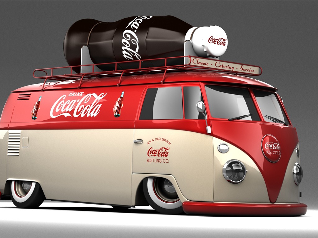Coca-Cola schöne Ad Wallpaper #29 - 1024x768