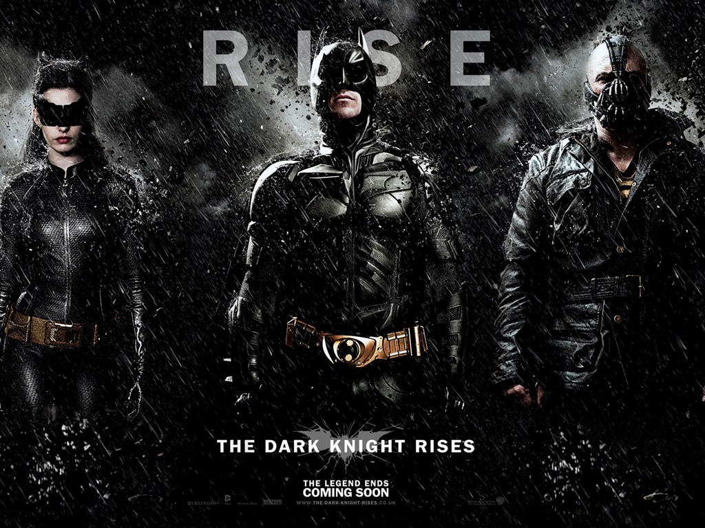 The Dark Knight восходит 2012 HD обои #1 - 1024x768