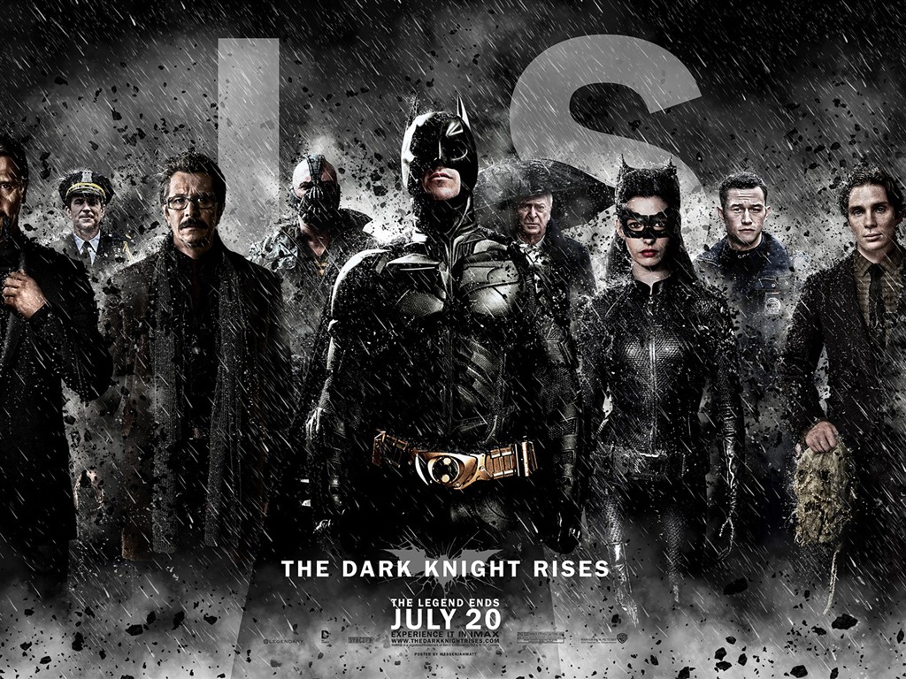 The Dark Knight восходит 2012 HD обои #8 - 1024x768