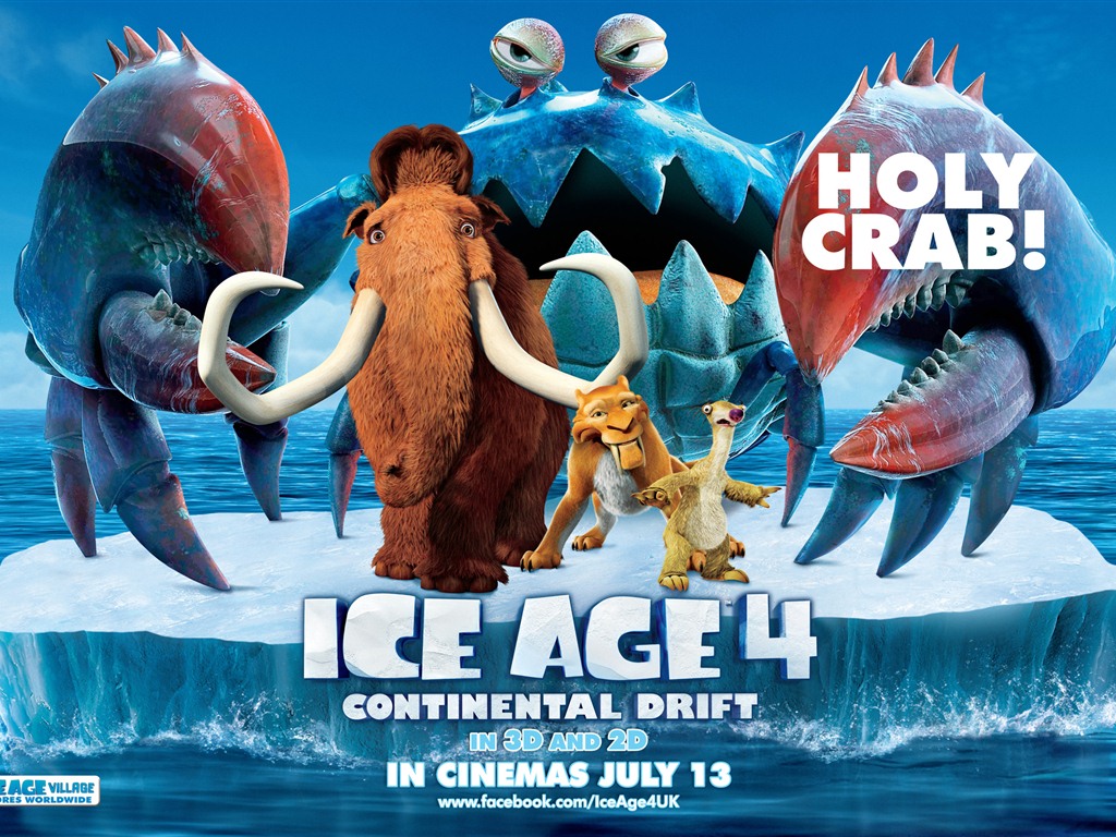 Ice Age 4: Continental Drift HD wallpapers #1 - 1024x768