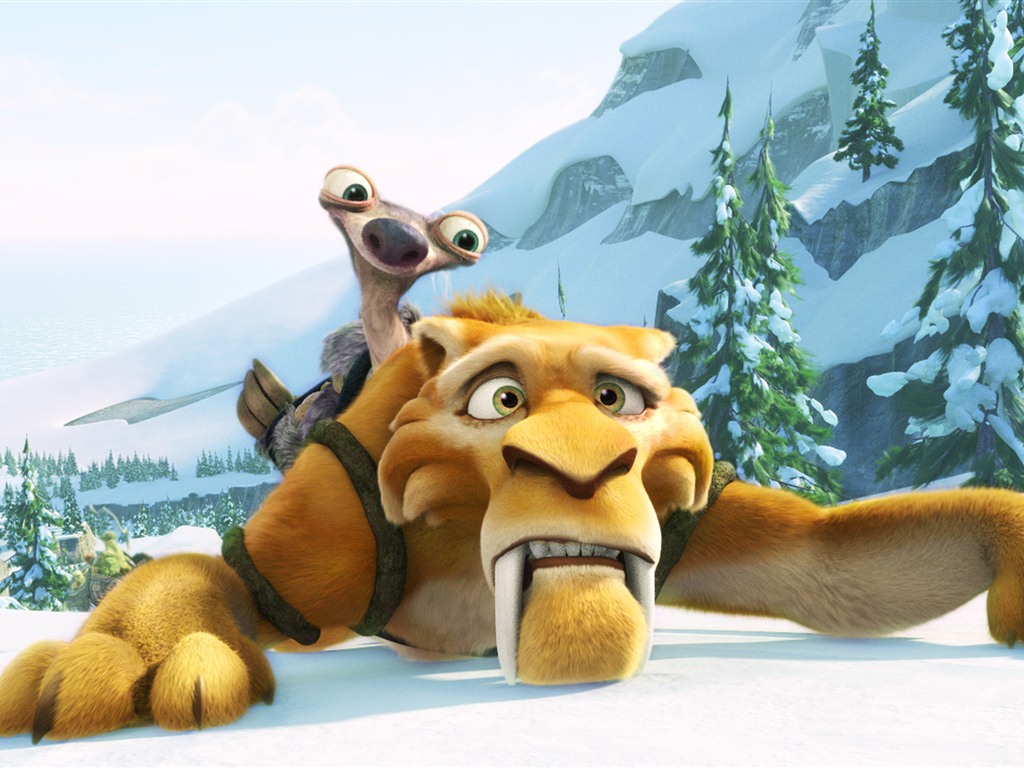 Ice Age 4: Continental Drift 冰川時代4：大陸漂移高清壁紙 #3 - 1024x768