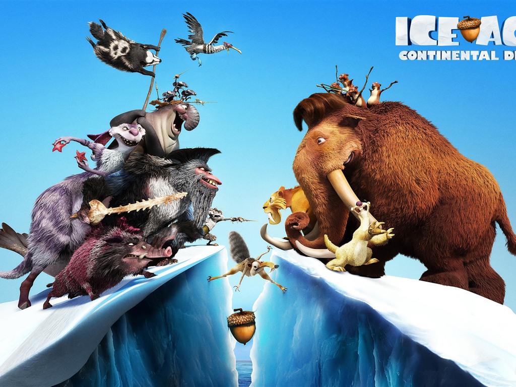 Ice Age 4: Continental Drift 冰川时代4：大陆漂移 高清壁纸8 - 1024x768