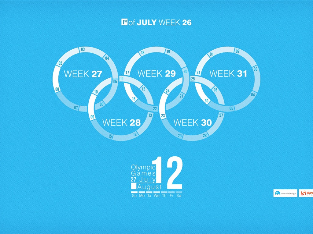 De julio de 2012 del calendario Fondos de pantalla (1) #19 - 1024x768