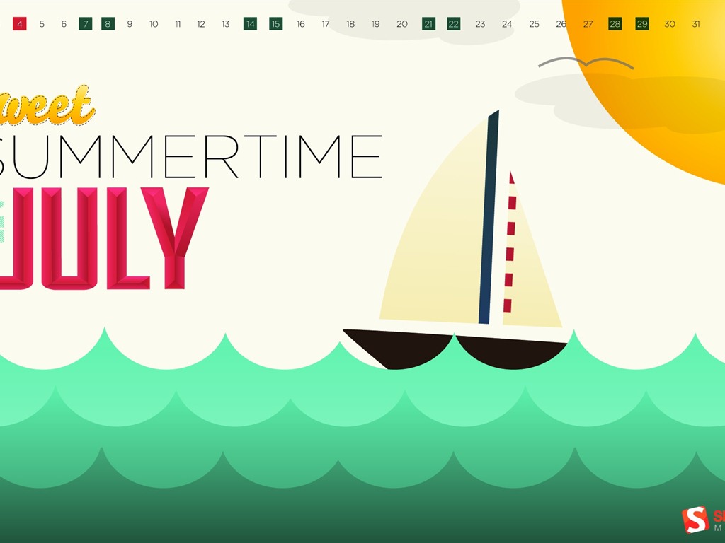 De julio de 2012 del calendario Fondos de pantalla (2) #9 - 1024x768
