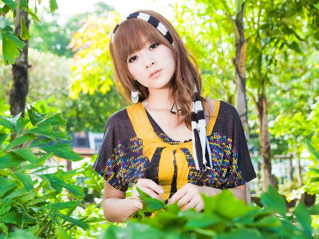 Tchaj-wan ovoce dívka krásné Tapety na plochu (11) #1 - 1024x768