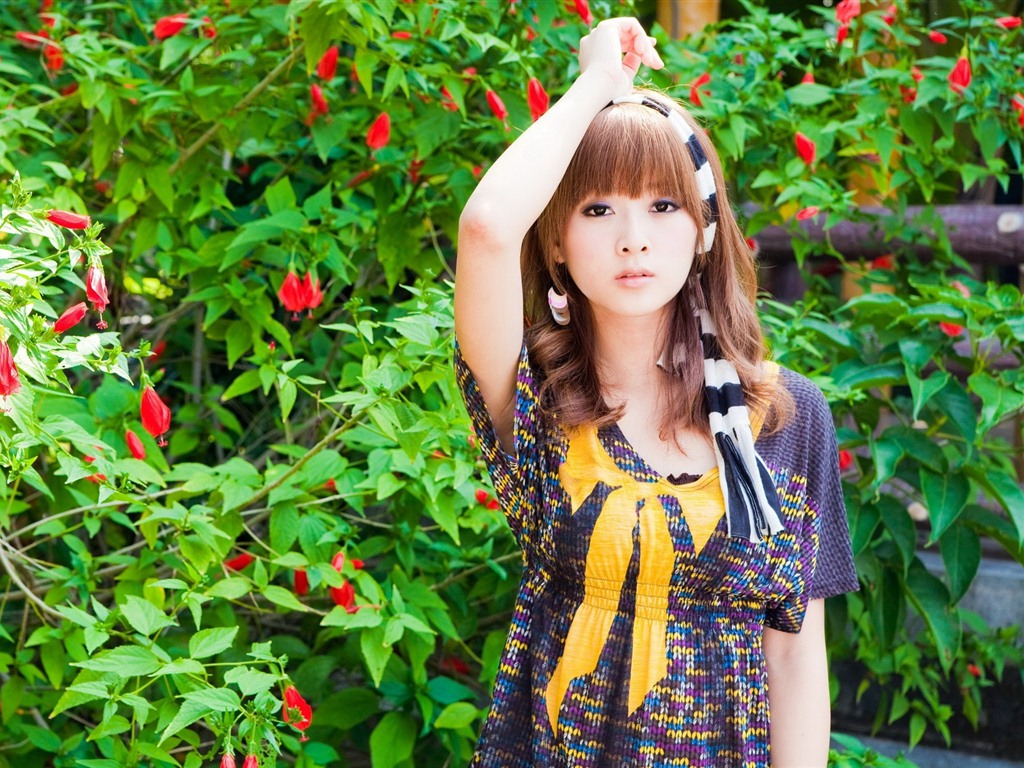 Tchaj-wan ovoce dívka krásné Tapety na plochu (11) #5 - 1024x768