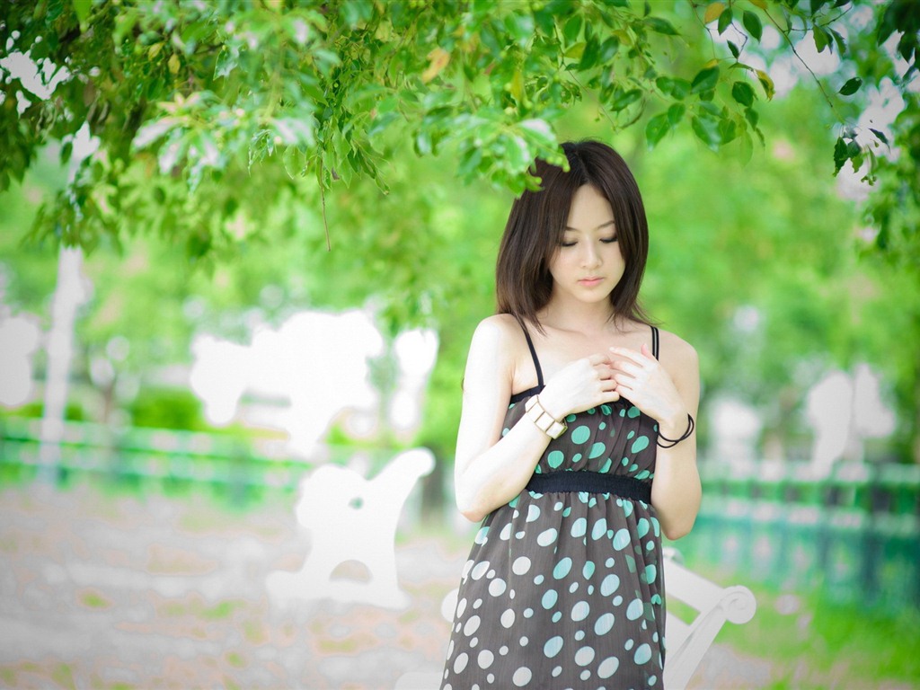 Tchaj-wan ovoce dívka krásné Tapety na plochu (11) #9 - 1024x768
