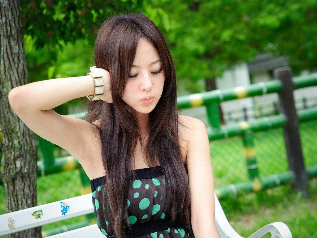 대만 과일 소녀 아름다운 월페이퍼 (11) #15 - 1024x768