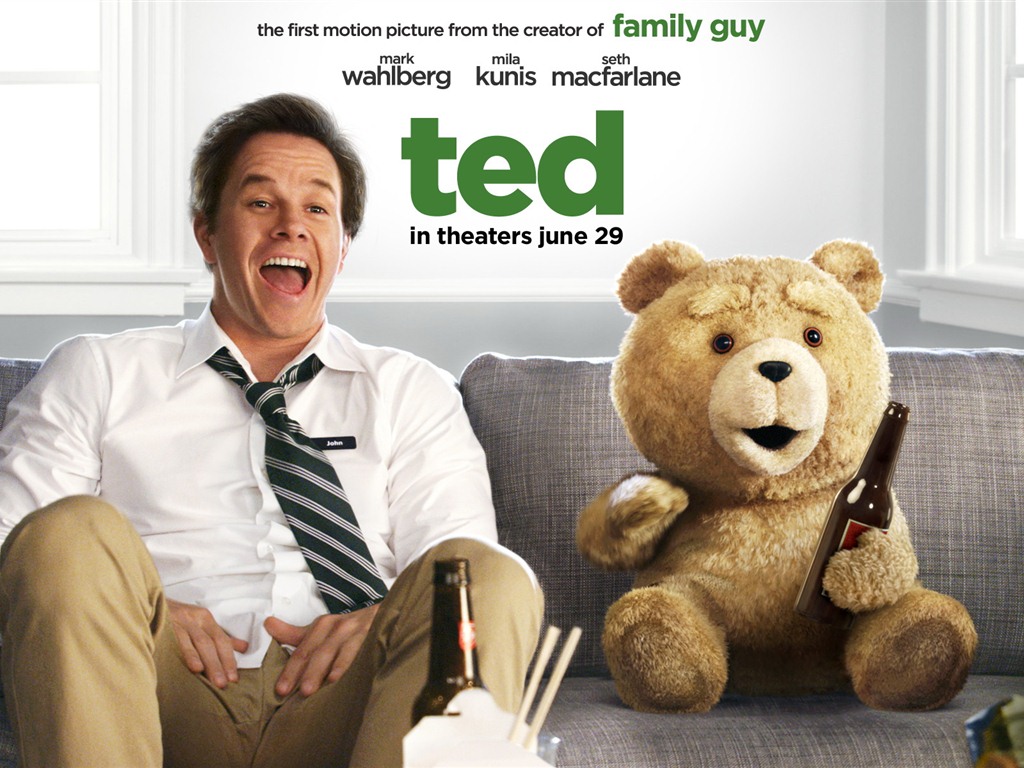 Ted 2012 泰迪熊2012 高清壁纸1 - 1024x768