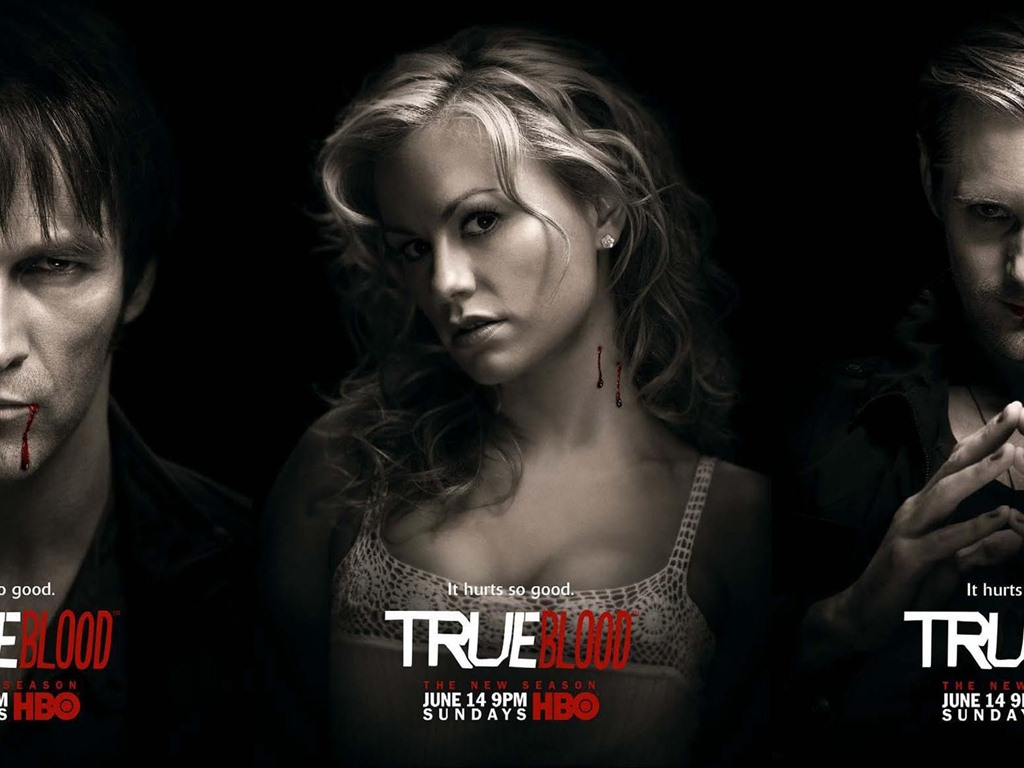 True Blood сериал HD обои #5 - 1024x768