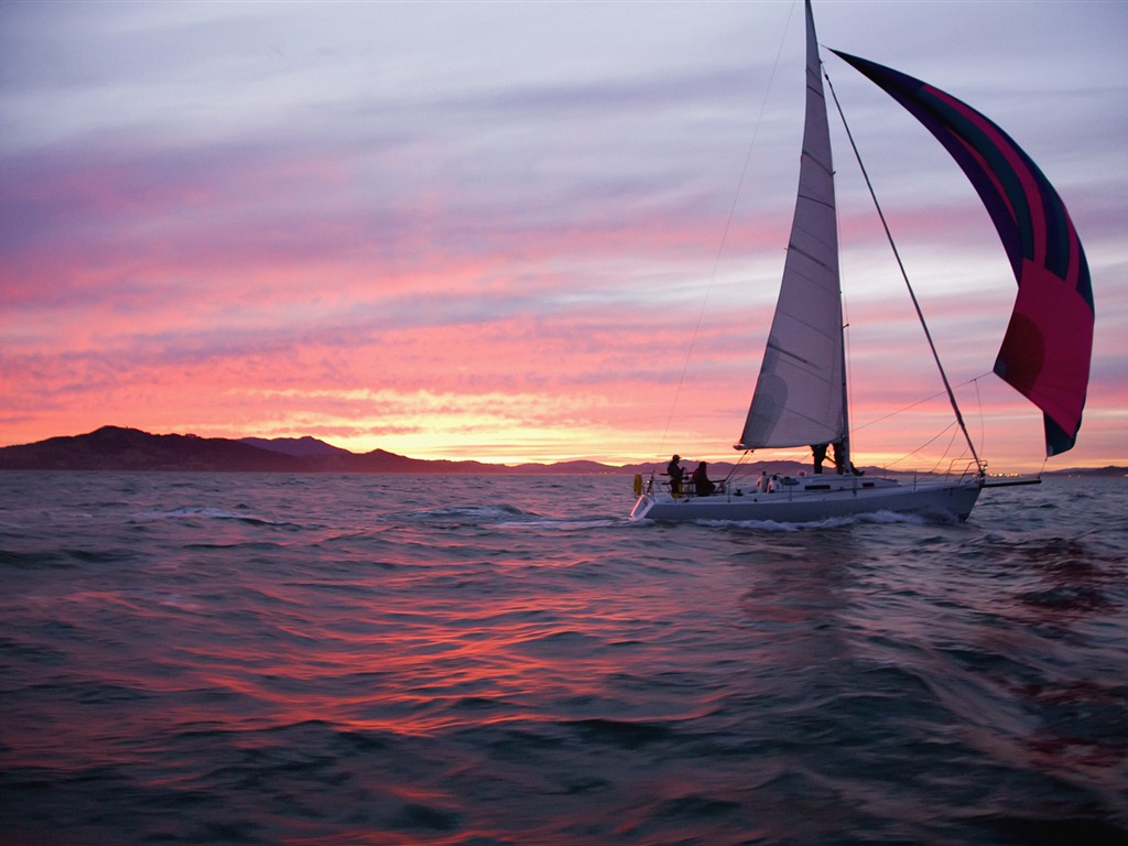 Windows 7 Wallpapers: Sailing #1 - 1024x768