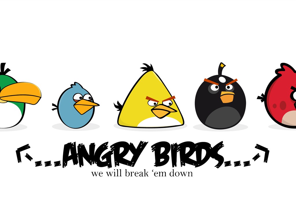 Angry Birds Game Wallpapers #2 - 1024x768