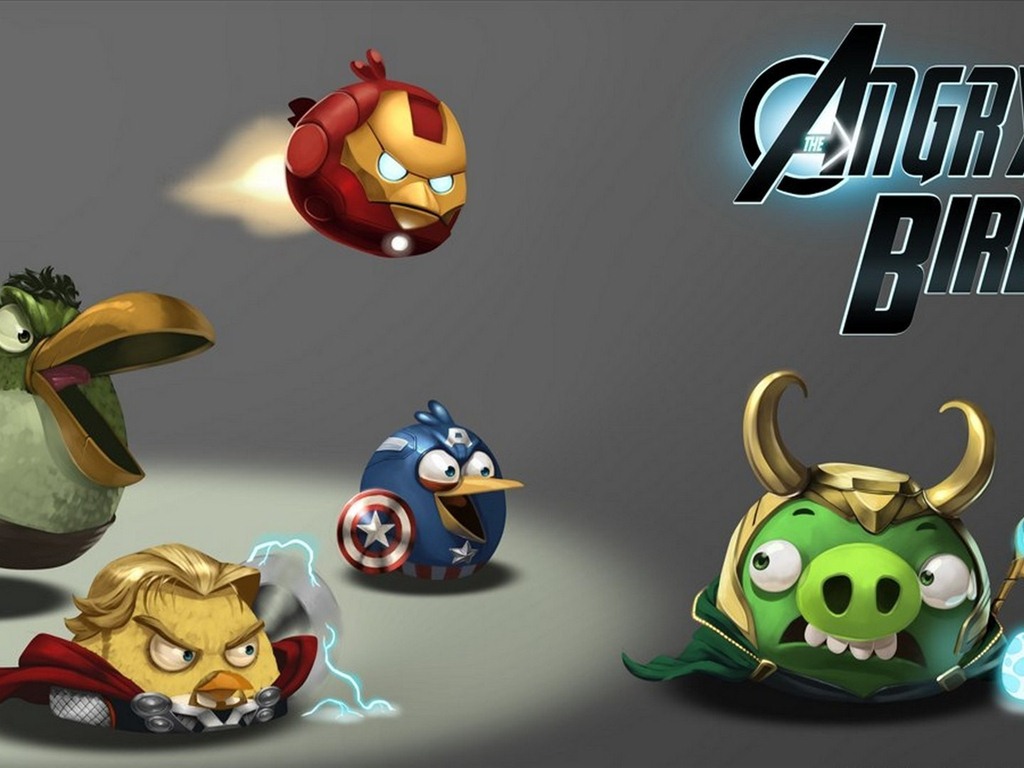 Angry Birds hra na plochu #8 - 1024x768