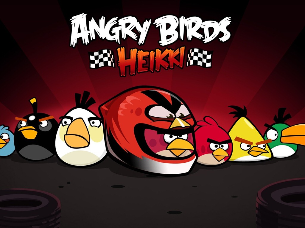 Angry Birds fonds d'écran de jeux #9 - 1024x768