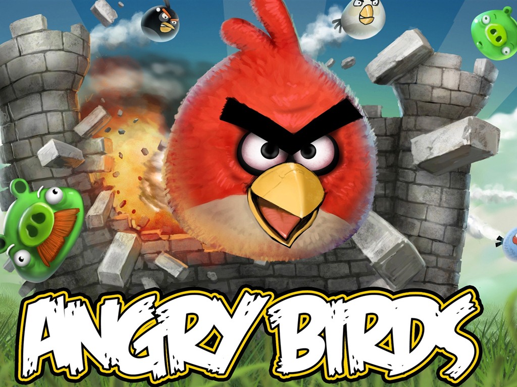 Angry Birds fonds d'écran de jeux #15 - 1024x768