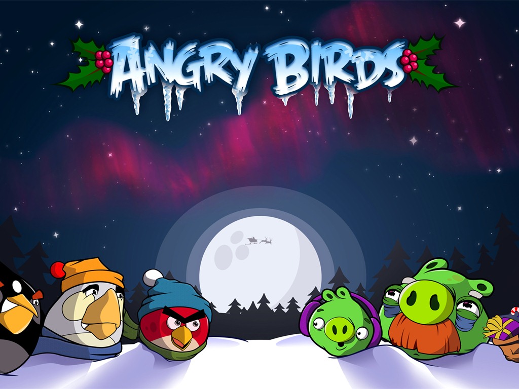 Angry Birds fonds d'écran de jeux #27 - 1024x768
