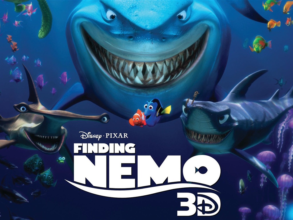 Le Monde de Nemo 3D 2012 fonds d'écran HD #1 - 1024x768