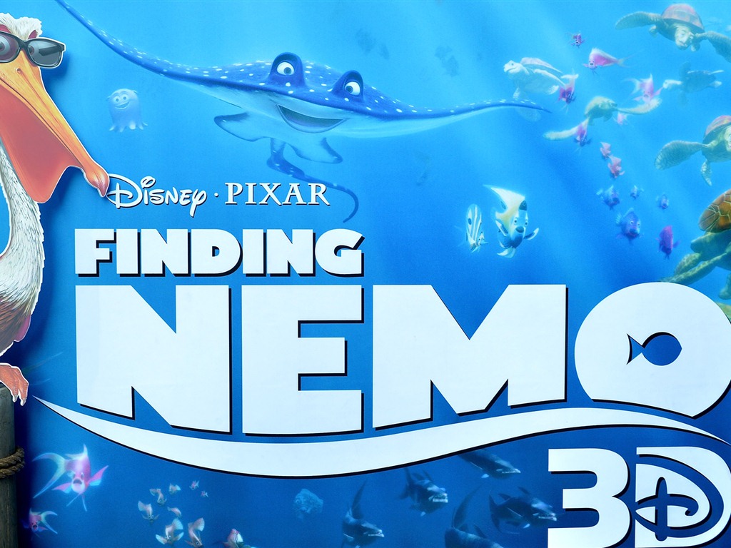 Le Monde de Nemo 3D 2012 fonds d'écran HD #2 - 1024x768