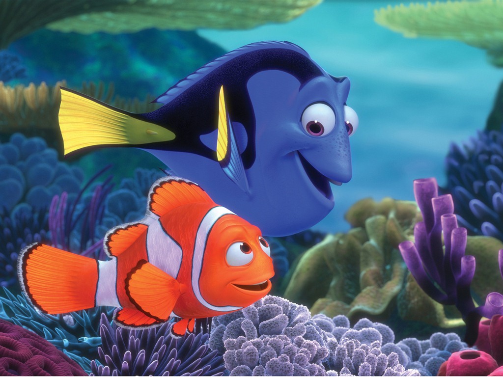 Buscando a Nemo 3D 2012 HD fondos de pantalla #10 - 1024x768