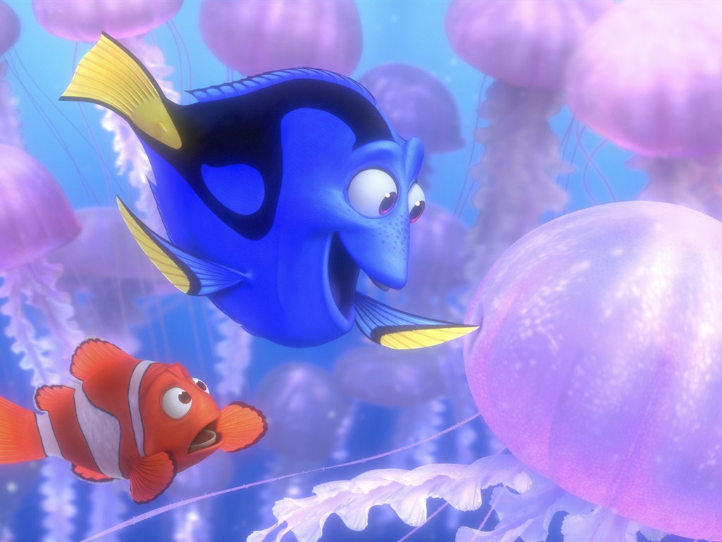 Buscando a Nemo 3D 2012 HD fondos de pantalla #14 - 1024x768